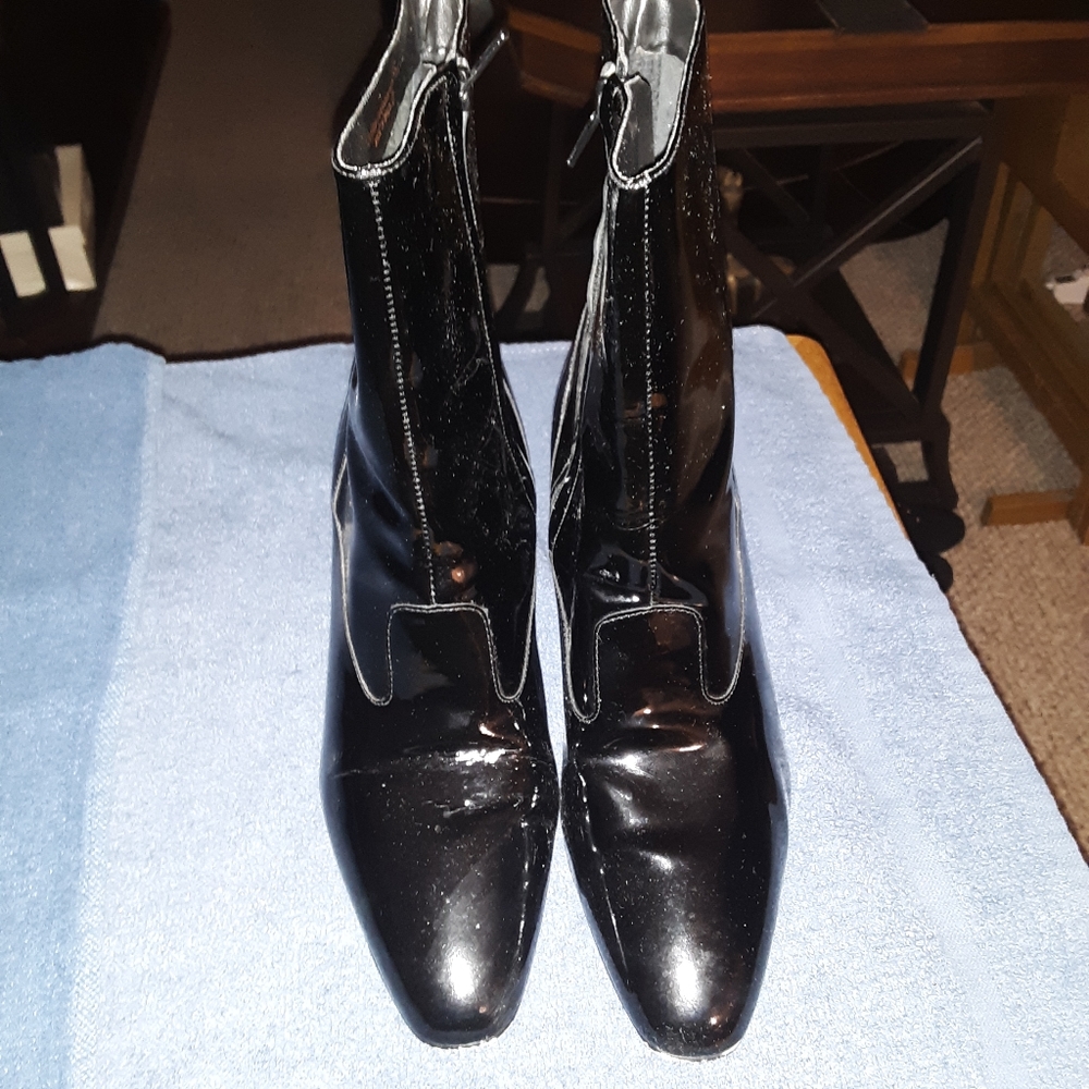 Patent Leather Boots